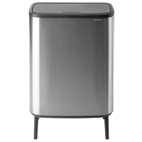 Мусорное ведро Brabantia Bo Touch Bin Hi 130649 30+30 л, стальное матовое