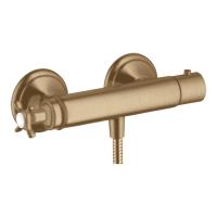 Смеситель Axor Montreux для душа, термостатический, настенный, цвет: шлифованная бронза