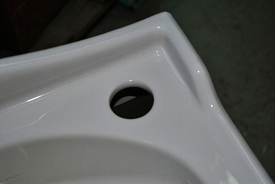 раковина подвесная 37 см simas arcade ar 035 dx отверстие справа