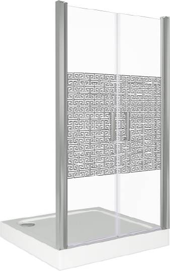 дверь для душевой кабины в нишу good door fantasy sd-100-f-ch