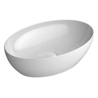 Раковина GSI Pura 8842PVC11 накладная, 60x42 см, Белый глянцевый