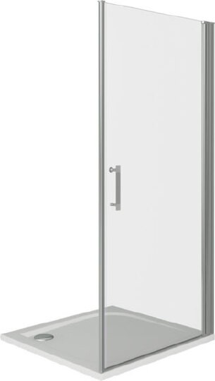 дверь для душевой кабины в нишу good door mokka dr-80-c-we 80 см