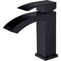 Смеситель для раковины Abber Wasserfall AF8610B черный матовый 456112