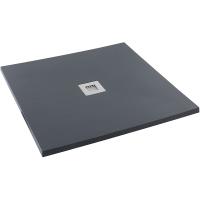 Душевой поддон Aquanet Pleasure 00258888 из искусственного камня, 90×90 см, черный