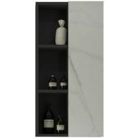 Шкаф подвесной Black&White Universe 38 U911 Серый Белый