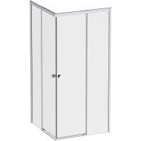 Душевой уголок AM.PM X-Joy 90×90 W94G-403-9090-МТ профиль хром матовый, стекло прозрачное
