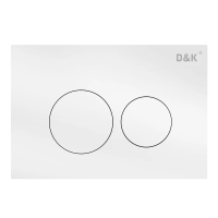 Кнопка смыва для инсталляции D&K Bayern DB1529016.2 пластик, цвет матовый белый