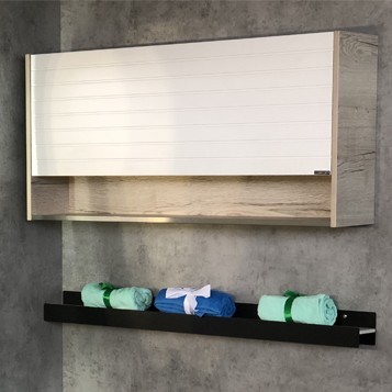 Шкаф-полка Comforty Клеон 120 00-00000823 Белый Дуб дымчатый