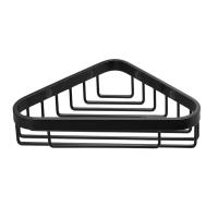 Угловая металлическая полочка 20.5x12x4.5 см Colombo Design Basic B2732.NM, чёрный матовый