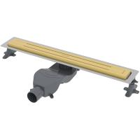 Душевой лоток Boheme Premium Trendy 80 983-80-MG с решеткой золото матовое
