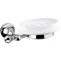 Мыльница Cezares Olimp OLIMP-SOD-01-M настенная, хром, металл