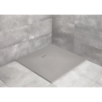 Душевой поддон из литьевого мрамора 100×100 см Radaway Kyntos C Cemento HKC100100-74