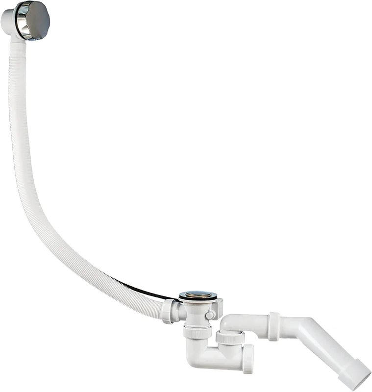 Слив-перелив для ванны Virplast Универсал 30975117 50 мм, полуавтомат, хром