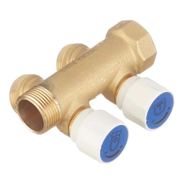 коллектор tece 3/4 вр(г) х 2 выхода 3/4 нр(ш) ек х 3/4 нр(ш) с запорными вентилями (8730006) коллектор tece 3/4 вр(г) х 2 выхода 3/4 нр(ш) ек х 3/4 нр(ш) с запорными вентилями (8730006)