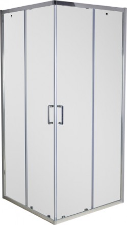 душевой уголок timo altti 80×80 altti-618c профиль хром, стекло прозрачное