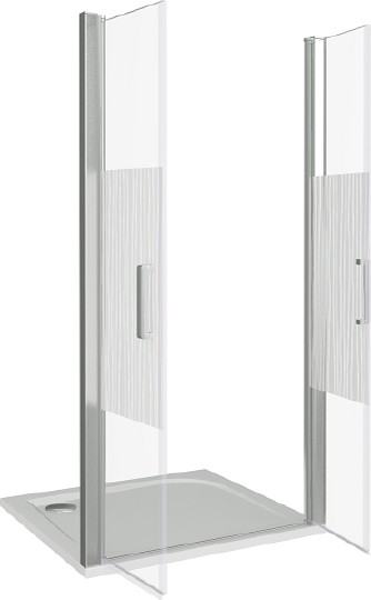 дверь для душевой кабины в нишу good door pandora sd-100-t-ch