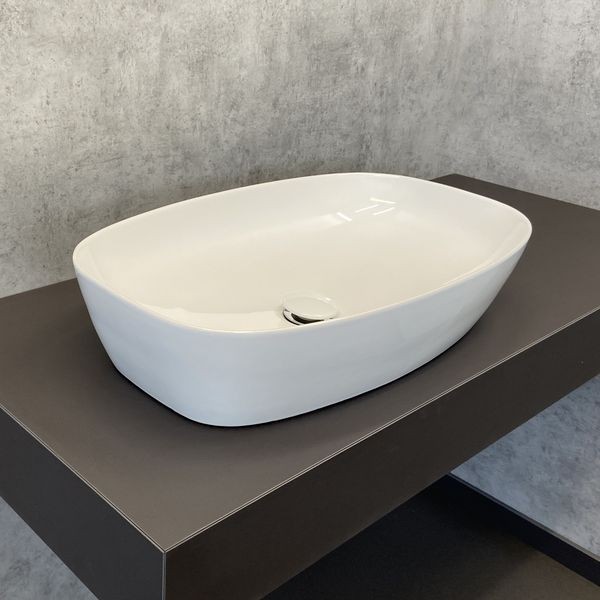 раковина накладная 60 см comforty 78329 белый