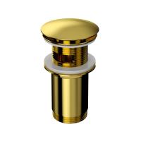 Донный клапан Whitecross A706GL для умывальника, клик-клак, золото