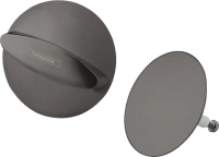 Внешняя часть набора Hansgrohe Flexaplus 58185340 для слива и перелива, шлифованный, черный хром