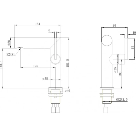 смеситель для раковины abber perfekte 316 af8a10bg золотой матовый