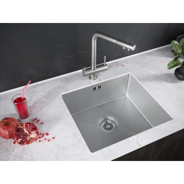 смеситель для кухни с фильтром paulmark skalen sk213020-ss + h851p00