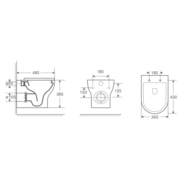 унитаз подвесной weltwasser erlenbach 004 gl-wt 10000003807 белый глянец с сиденьем микролифт