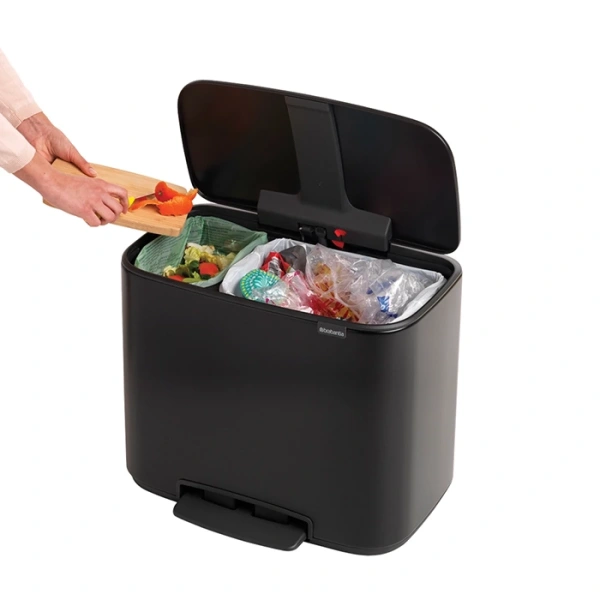 Мусорное ведро Brabantia Pedal Bin Bo Pedal Bin 121227 23 + 11 л