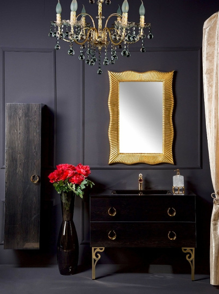 тумба под раковину boheme armadi art neoart 80 830-080-bw подвесная black wood