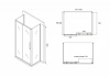 душевой уголок 180x80 см abber schwarzer diamant ag30180bh-s80b-s80b прозрачное