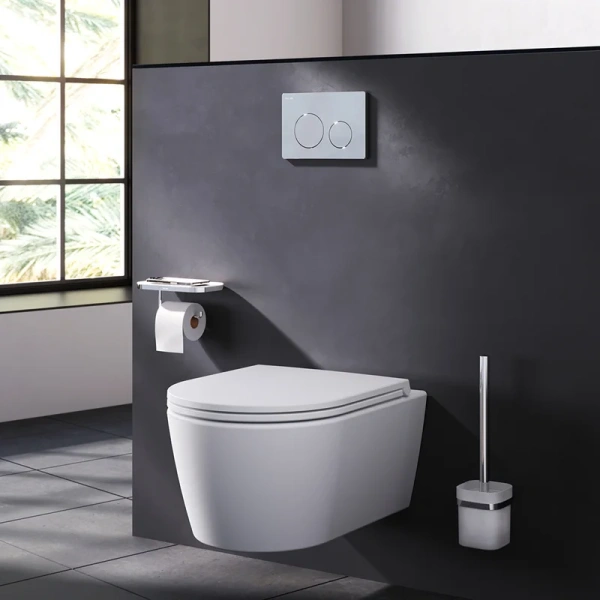 клавиша смыва для инсталляции am.pm primefit i090151, цвет хром глянцевый