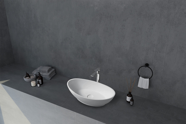 раковина 62x34.5 см abber stein as2610