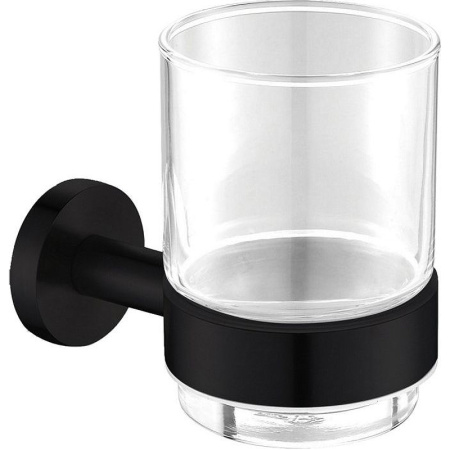 Стакан для зубных щеток Aquanet 4584MB черный матовый