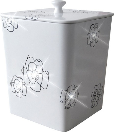 Ведро для мусора Ridder Diamond 22160601 белое Ведро для мусора Ridder Diamond 22160601 белое