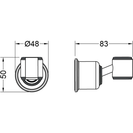 держатель ручного душа aquatek классик aq2407mb черный матовый