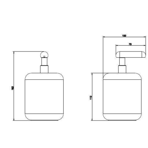 Дозатор для мыла Gessi Goccia 38037#031
