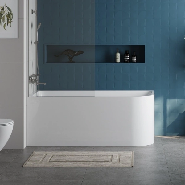 ванна акриловая угловая belbagno bb712-1500-730-l