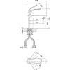 смеситель для раковины d&k gondolla da1022141