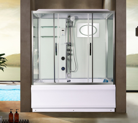 душевой бокс weltwasser ww500 emmer 170/85/55 170х85 10000003926 с гидромассажем
