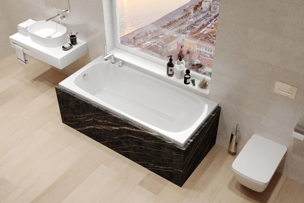 акриловая ванна whitecross layla 170x75 0102.170075.100 без гидромассажа