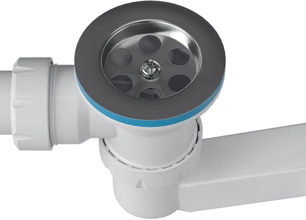 слив-перелив для ванны bath master bm0303sp 70 мм, хром, с сифоном