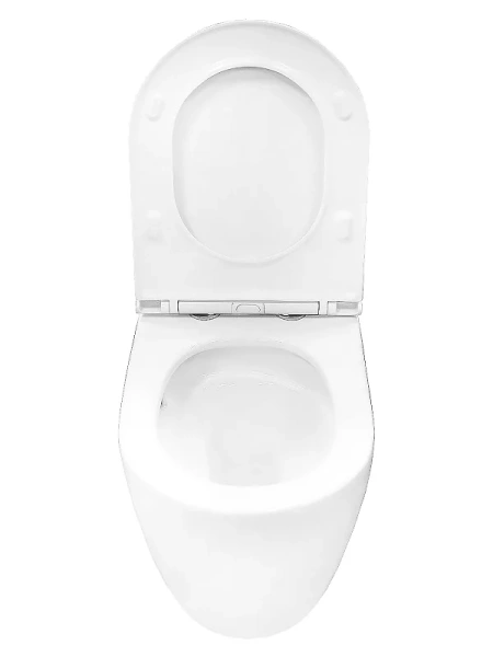 унитаз компакт azario verona az-8301 напольный, безободковый, слив "торнадо", с бачком и сиденьем микролифт, 66х36х80 см, белый