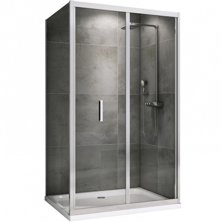 Душевой уголок Abber Sonnenstrand 120х85 AG07120-S85 профиль хром, стекло прозрачное