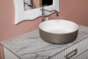 раковина накладная boheme lv 204 corian 819-sl цвет cеребро