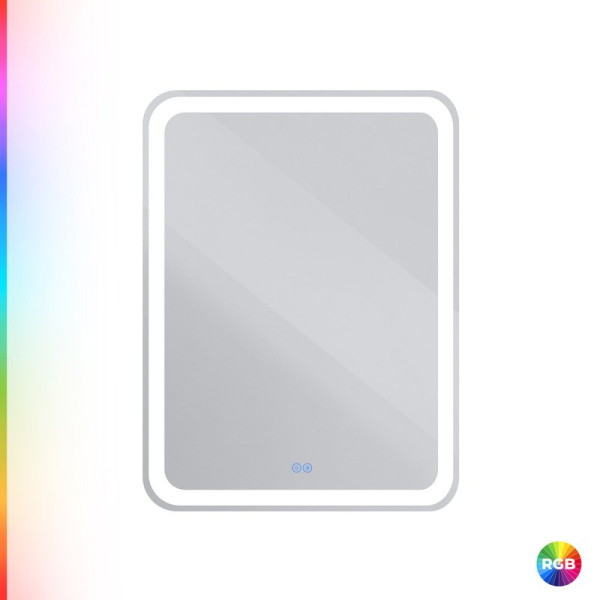 зеркало cezares multicolore 120 czr-spc-mc-1200-800-rgb-tch с подсветкой с сенсорным выключателем и функцией памяти