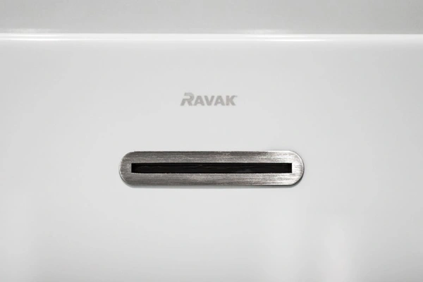 ванна ravak freedom w xc00100024 акриловая, пристенная, 166x80 см, белый