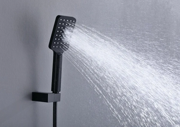 душевой комплект timo petruma sx-5049/03sm с термостатом, черный