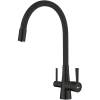 Смеситель для кухни Lemark Comfort LM3075BL Черный