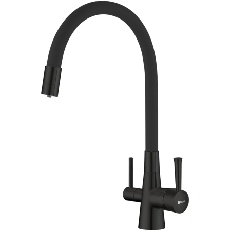 Смеситель для кухни Lemark Comfort LM3075BL Черный