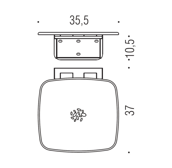 сиденье для душа colombo design complementi b9645ne черное