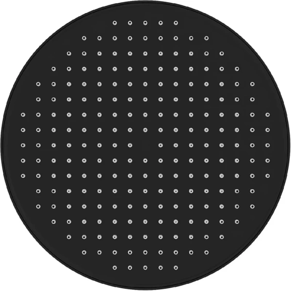 душевая насадка верхняя круглая iddis esper esp25bri64, черный матовый